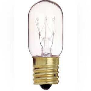 Satco S4720 130V Intermediate Base 25-Watt T8 Light Bulb, Clear, lot of 5 bulbs